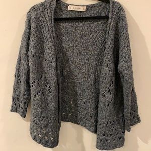 Zara Knit Wool Alpaca Chunky Cardigan